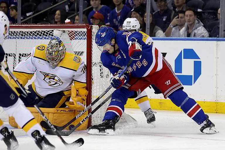 NHL: Nashville Predators at New York Rangers