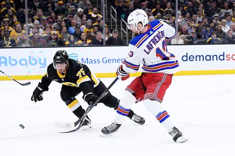 NHL: New York Rangers at Boston Bruins