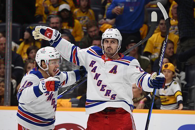 NHL: New York Rangers at Nashville Predators