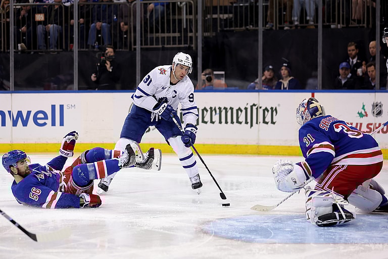 NHL: Toronto Maple Leafs at New York Rangers