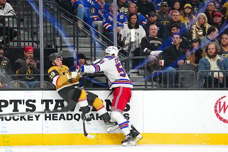 NHL: New York Rangers at Vegas Golden Knights