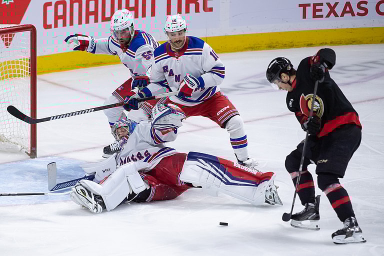 NHL: New York Rangers at Ottawa Senators