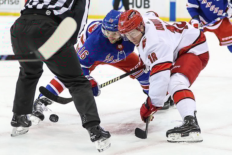 NHL: Carolina Hurricanes at New York Rangers