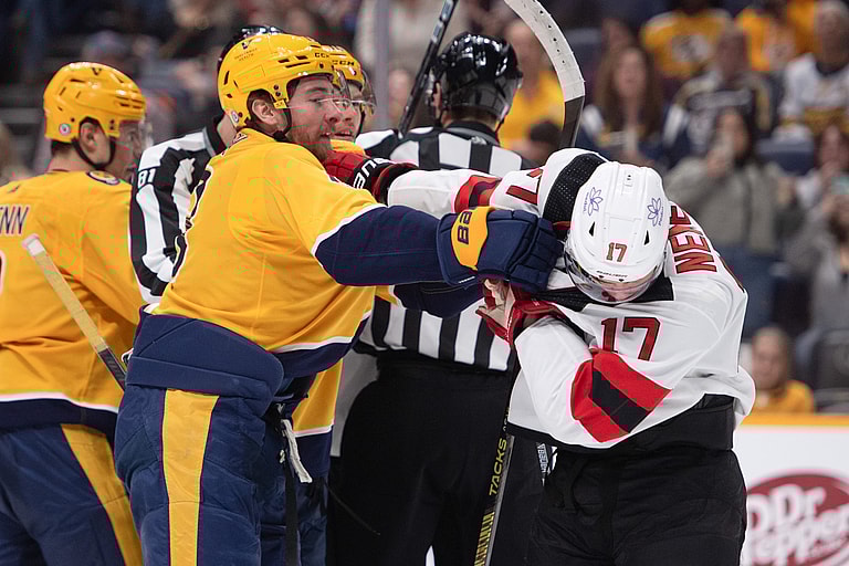 NHL: New Jersey Devils at Nashville Predators