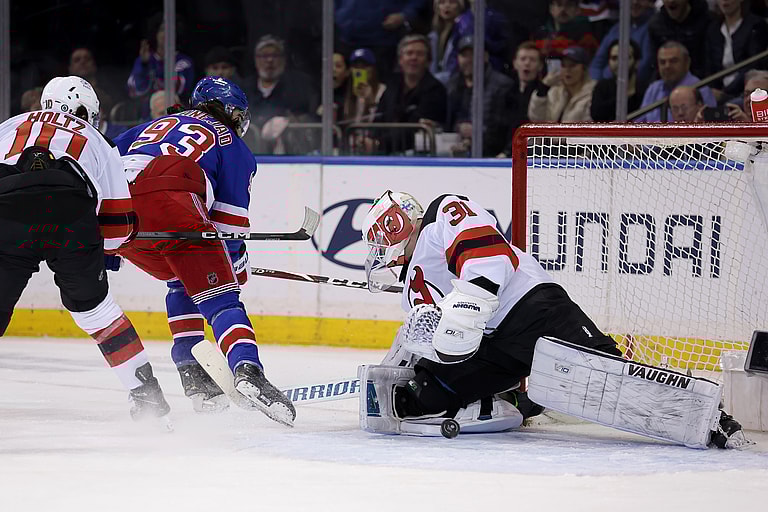 NHL: New Jersey Devils at New York Rangers
