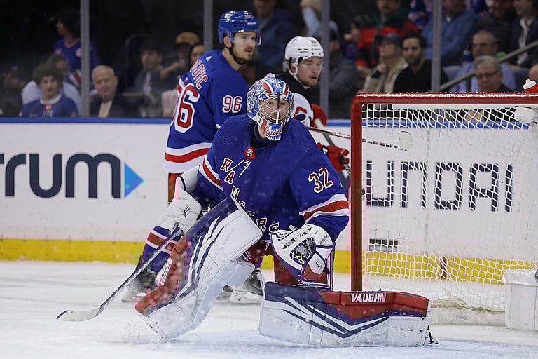 NHL: New Jersey Devils at New York Rangers