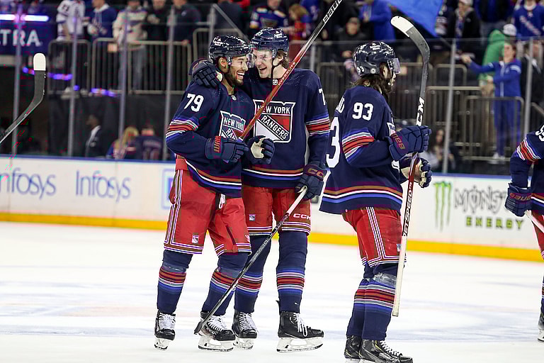 NHL: St. Louis Blues at New York Rangers