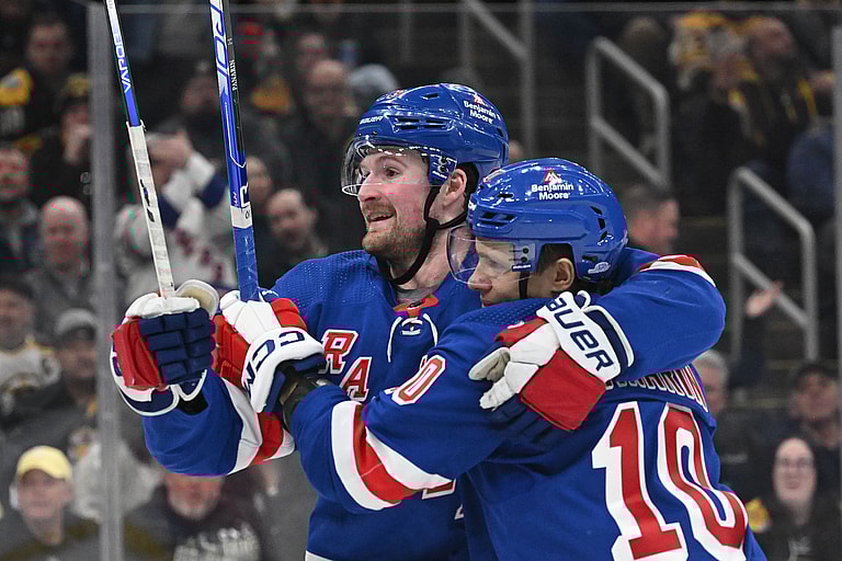 NHL: New York Rangers at Boston Bruins