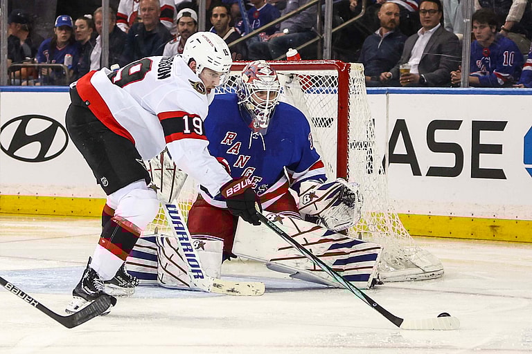 NHL: Ottawa Senators at New York Rangers