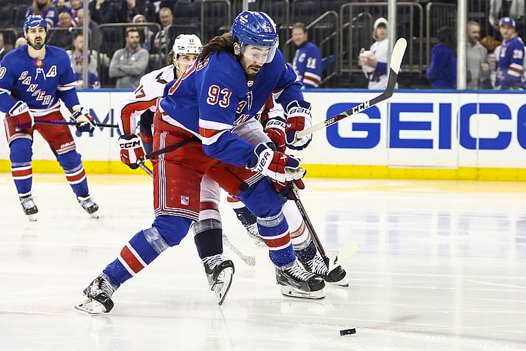NHL: Stanley Cup Playoffs-Washington Capitals at New York Rangers