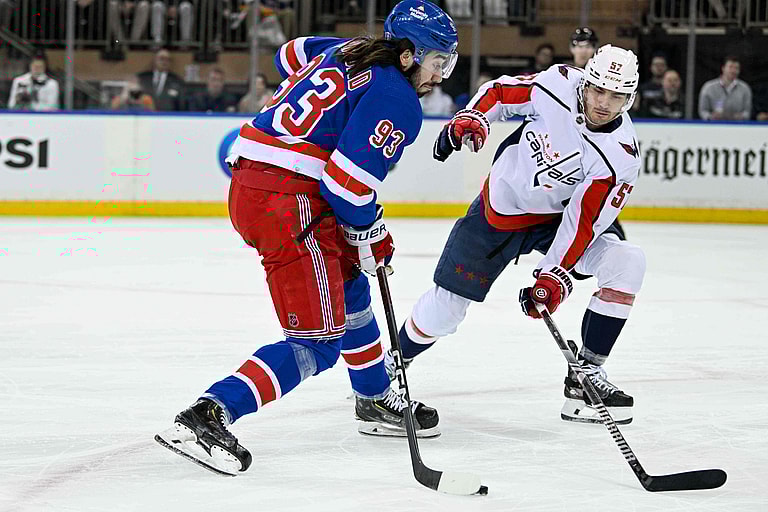 NHL: Stanley Cup Playoffs-Washington Capitals at New York Rangers