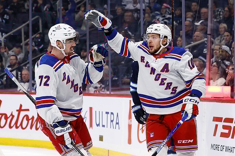 NHL: New York Rangers at Winnipeg Jets