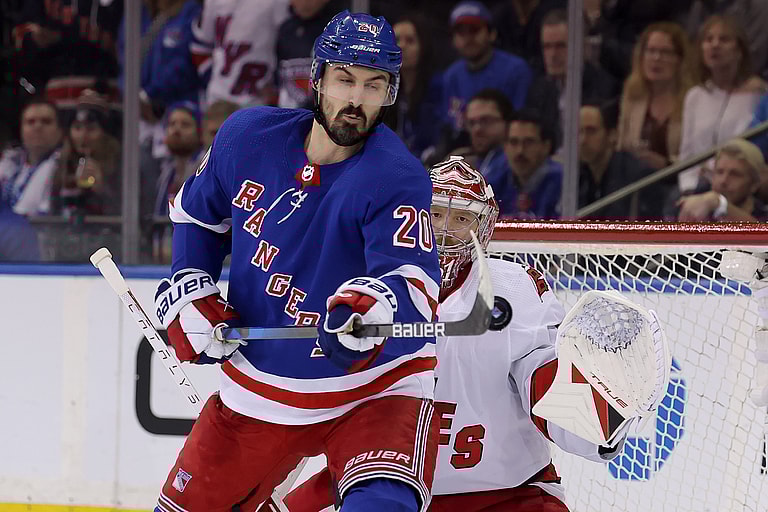 NHL: Stanley Cup Playoffs-Carolina Hurricanes at New York Rangers