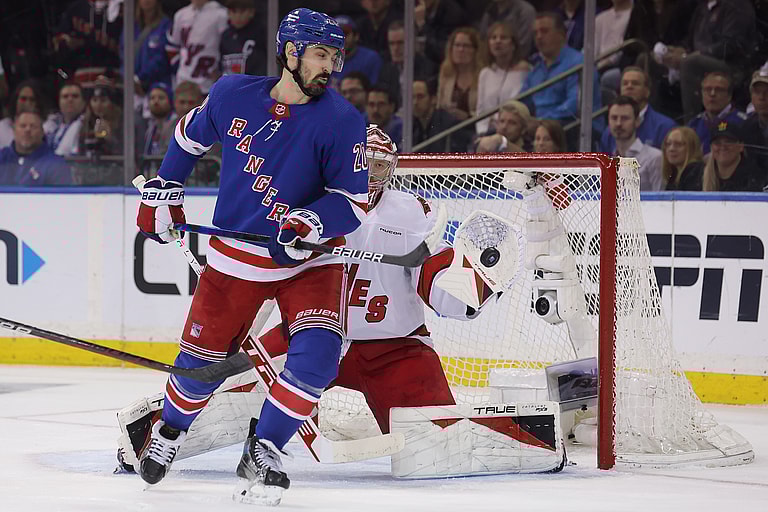NHL: Stanley Cup Playoffs-Carolina Hurricanes at New York Rangers