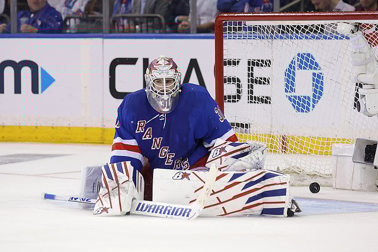 NHL: Stanley Cup Playoffs-Carolina Hurricanes at New York Rangers