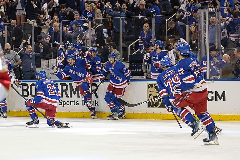 NHL: Stanley Cup Playoffs-Florida Panthers at New York Rangers