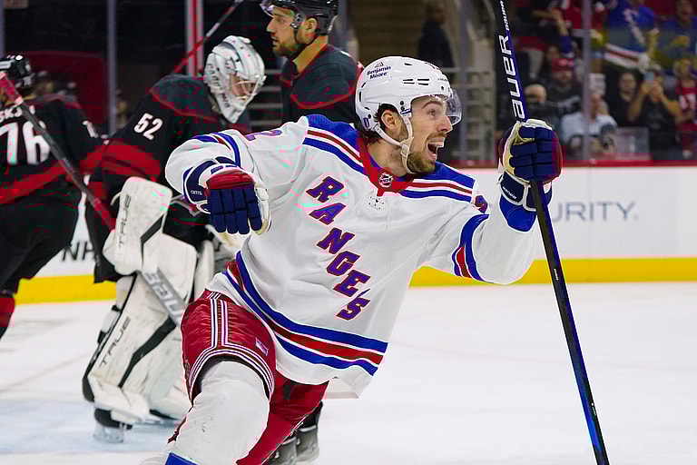 NHL: Stanley Cup Playoffs-New York Rangers at Carolina Hurricanes