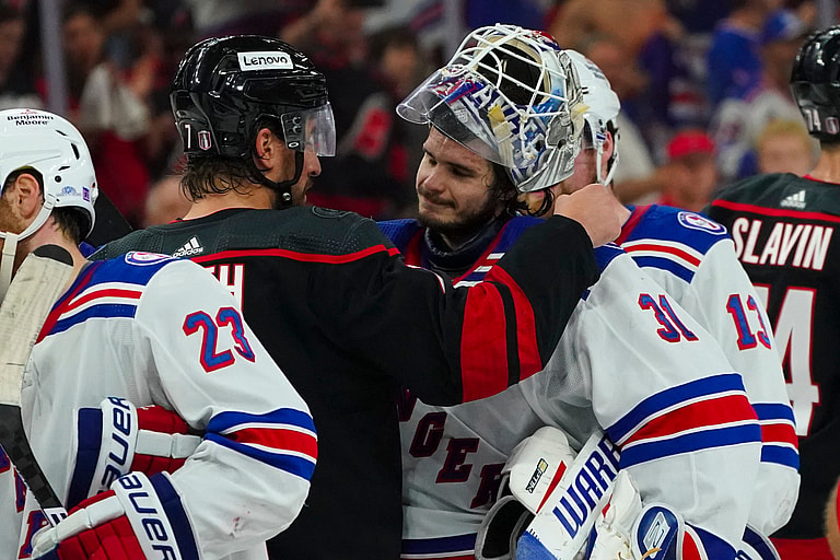 NHL: Stanley Cup Playoffs-New York Rangers at Carolina Hurricanes