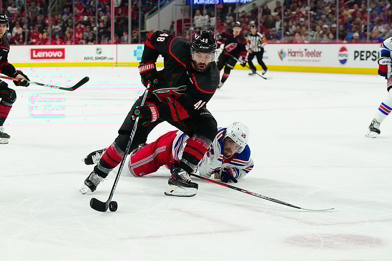NHL: Stanley Cup Playoffs-New York Rangers at Carolina Hurricanes