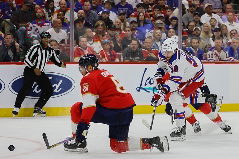 NHL: Stanley Cup Playoffs-New York Rangers at Florida Panthers