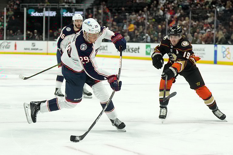 NHL: Columbus Blue Jackets at Anaheim Ducks