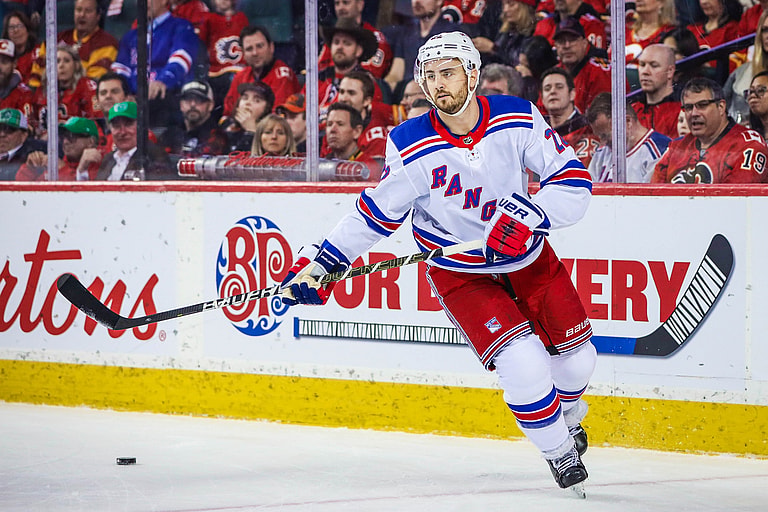 NHL: New York Rangers at Calgary Flames