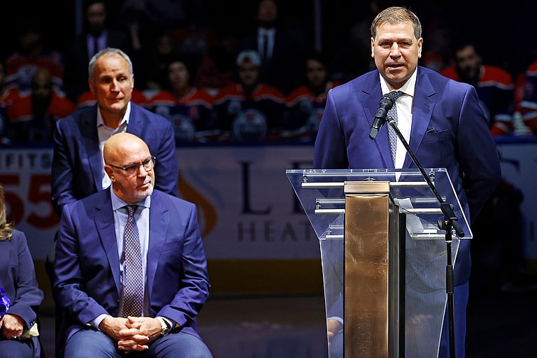 NHL: New York Rangers at Edmonton Oilers