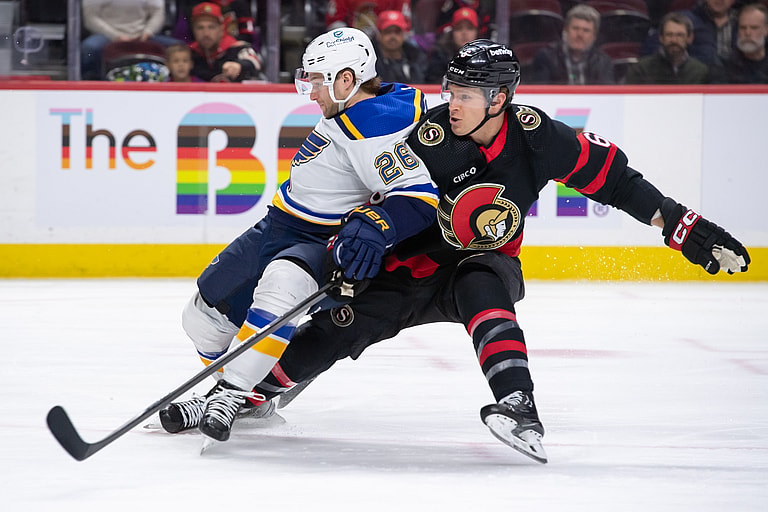 NHL: St. Louis Blues at Ottawa Senators