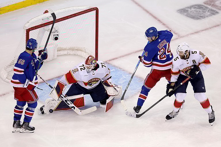 NHL: Stanley Cup Playoffs-Florida Panthers at New York Rangers