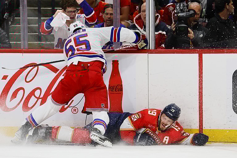 NHL: Stanley Cup Playoffs-New York Rangers at Florida Panthers