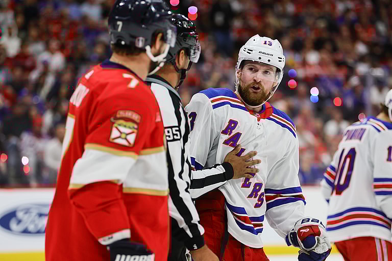NHL: Stanley Cup Playoffs-New York Rangers at Florida Panthers