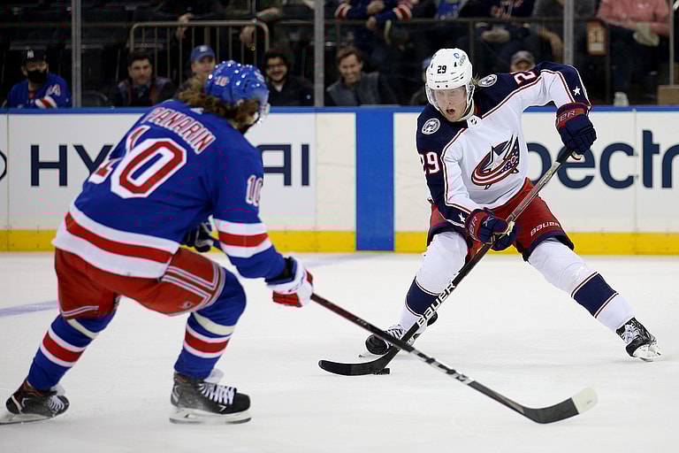 NHL: Columbus Blue Jackets at New York Rangers