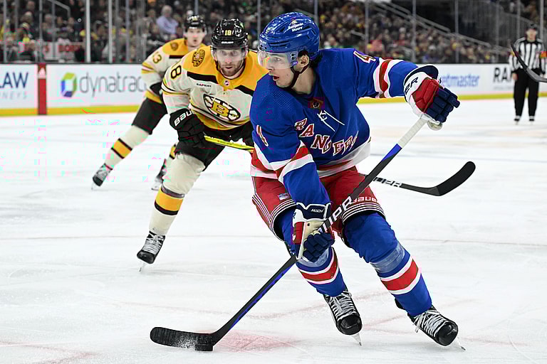 NHL: New York Rangers at Boston Bruins
