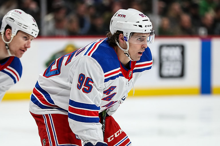 NHL: New York Rangers at Minnesota Wild