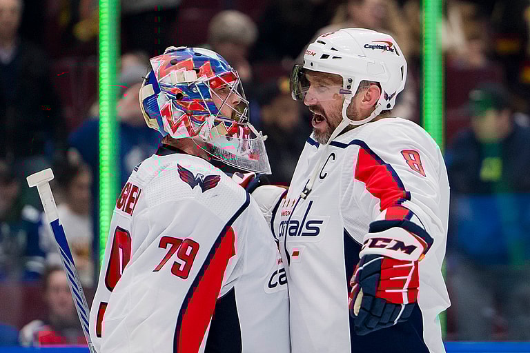 NHL: Washington Capitals at Vancouver Canucks