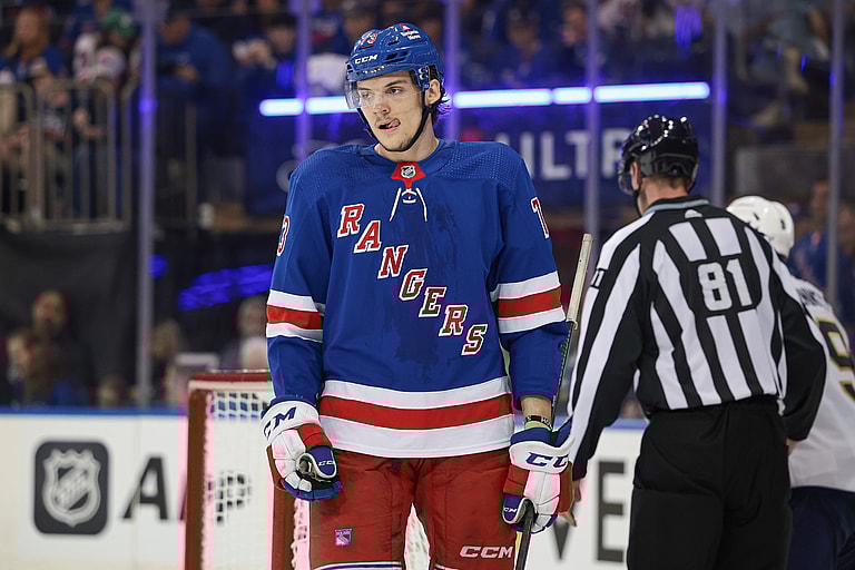 New York Rangers' Matt Rempe