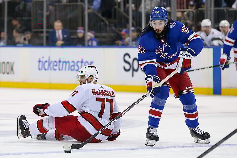 NHL: Carolina Hurricanes at New York Rangers