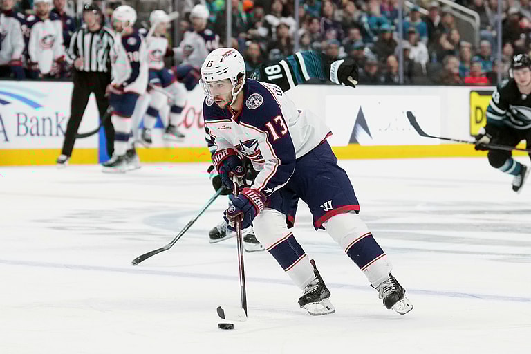 NHL: Columbus Blue Jackets at San Jose Sharks