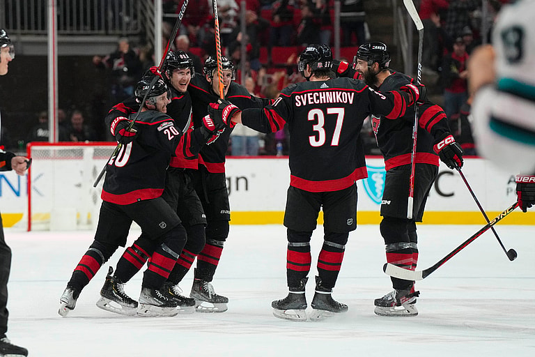 NHL: San Jose Sharks at Carolina Hurricanes