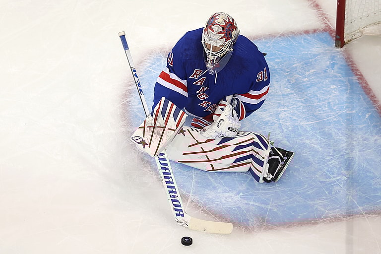 NHL: Stanley Cup Playoffs-Florida Panthers at New York Rangers | Igor Shesterkin