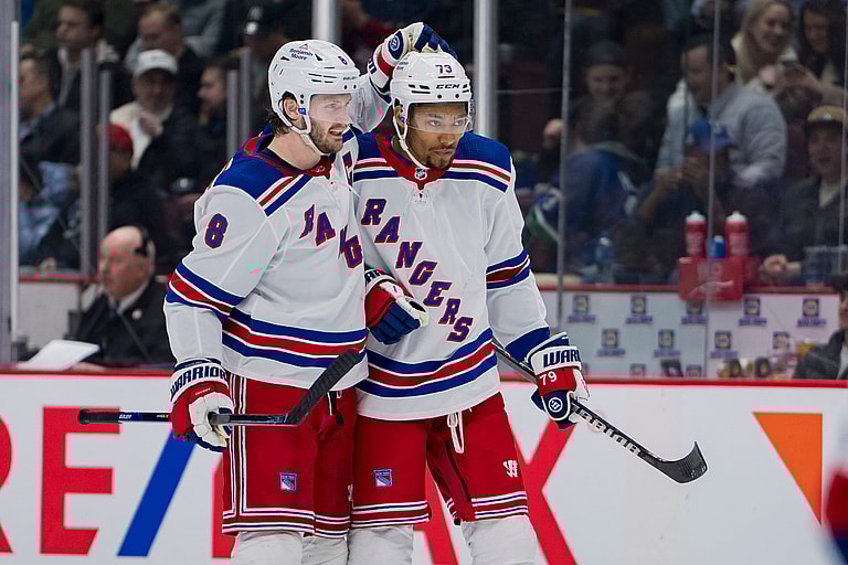 NHL: New York Rangers at Vancouver Canucks