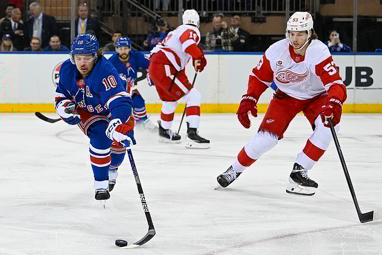 NHL: Detroit Red Wings at New York Rangers