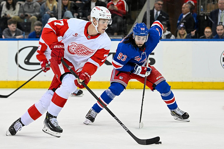 NHL: Detroit Red Wings at New York Rangers