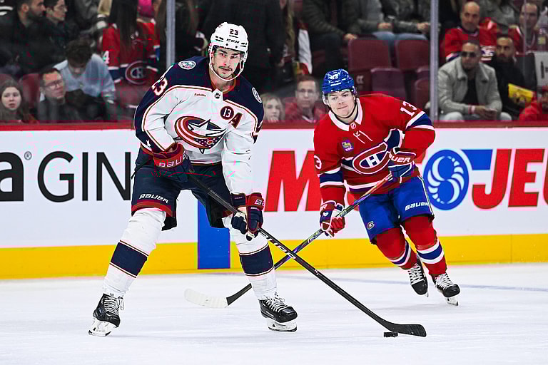NHL: Columbus Blue Jackets at Montreal Canadiens