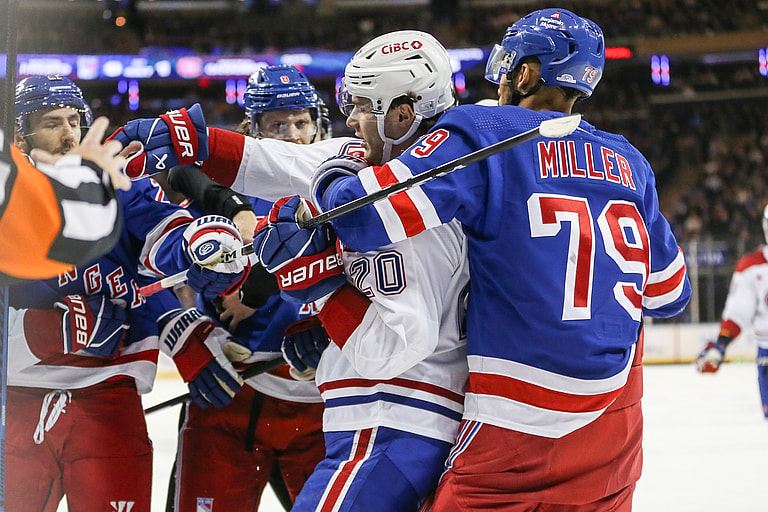 NHL: Montreal Canadiens at New York Rangers