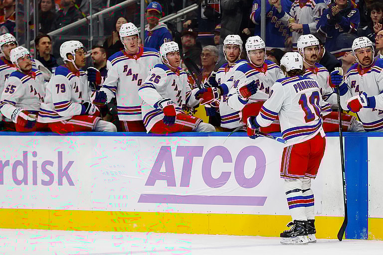 NHL: New York Rangers at Edmonton Oilers