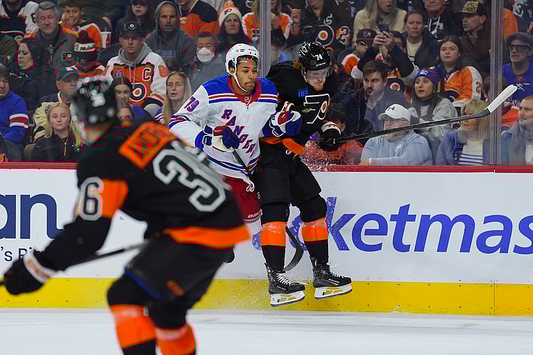 NHL: New York Rangers at Philadelphia Flyers