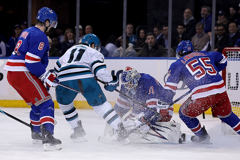 NHL: San Jose Sharks at New York Rangers