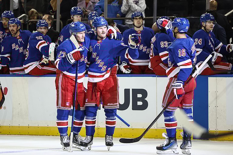 NHL: Winnipeg Jets at New York Rangers