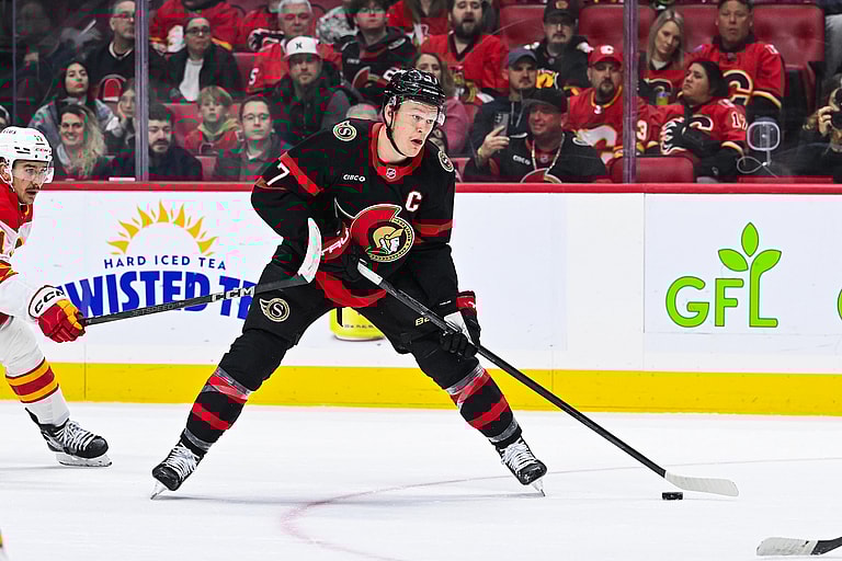 NHL: Calgary Flames at Ottawa Senators